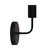 Stapleford Raw Minimalist Bulb Wall Light - Matt Black-1