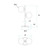 Vanini Twin Light Black Table Lamp - Smoke Glass-3