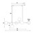 Varna 6 Light Double Glass Pendant - Satin Brass-4