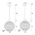 Exeter Ribbed Opal Glass Wood Cap Scandinavian Pendant-8