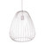 Hartlepool Teardrop Open Wire Cage Pendant - White-6