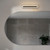 Cavara IP44 Slim Oval LED Wall Light - Black-1