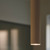 Vico Scandinavian Fluted Cylinder Pendant - Beige-2