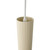 Vico Scandinavian Fluted Cylinder Pendant - Beige-5