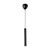 Vico Scandinavian Fluted Cylinder Pendant - Black-3