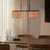 Vivienne Twin Pleated Linen Drum Pendant-1