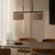 Vivienne Twin Pleated Linen Drum Pendant-2