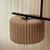 Vivienne Twin Pleated Linen Drum Pendant-3
