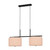 Vivienne Twin Pleated Linen Drum Pendant-4