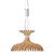 Dome 6002 Natural Wood Statement Pendant Light