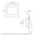 Brix Black LED Step Wall Light-6