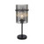 Quincy Smoke Glass Black Table Lamp-2