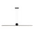Halden Marble Orb Black Bar LED Pendant