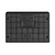 Bairo IP54 Black Rectangle Solar Wall Light-4