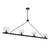 Bari 4 Light Satin Black Metro Bar Pendant-2