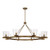 Bari 8 Light Vintage Brass Metro Round Pendant-2