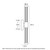 Brianza IP44 Fluted Twin LED Wall Light - Antique Gold-3