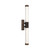 Brianza IP44 Fluted Twin LED Wall Light - Bronze-3