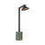 Ciennes Black Modern LED Table Lamp - Green Marble
