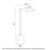 Ciennes Black Modern LED Table Lamp - Green Marble-6