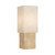 Fasson Beige Travertine Angular Table Lamp