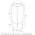 Fasson Beige Travertine Angular Table Lamp-5