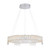 Giardinello Crystal Ring 3CCT LED Pendant - Chrome