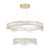 Giardinello Two Tiered 3CCT LED Pendant - Gold