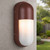 Hinoba IP65 Oval Bunker Wall Light - Rust-1