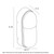 Hinoba IP65 Oval Bunker Wall Light - Rust-4