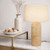 Lafia Beige Travertine Classic Table Lamp-1