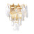 Lombardy Faceted Crystal Gold Wall Light-1