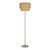 Magno Nickel Floor Lamp - Sand Shade-2