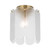Nicosia Textured Glass Ceiling Light - Antique Gold-1