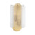 Nicosia Textured Glass Wall Light - Antique Gold-2