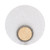 Nifati Textured Acrylic Travertine Disc Wall Light - Beige-3