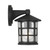 Oliena IP43 Classic Black Glass Wall Light-2