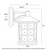Oliena IP43 Classic White Glass Wall Light-3