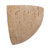 Orago Beige Stone Flush Mount Crescent Wall Light-4