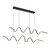 Positano Twin Black Wave Modern LED Pendant