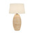 Sierpe Beige Travertine Oval Table Lamp