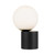 Torinese Opal Glass Black Touch Table Lamp