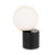 Torinese Opal Glass Black Touch Table Lamp-1