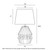 Tragoni White Shade Blue Ceramic Table Lamp-3
