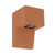 Trieste Matt Terracotta IP65 Gypsum Wall Light-3