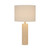 Lucapa Beige Travertine Modern Table Lamp