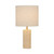 Lucapa Beige Travertine Modern Table Lamp-1