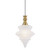 Zacapa Frosted Glass Pendant Light - Gold-1