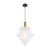 Zacapa Frosted Glass Pendant Light - Gold-3