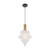 Zacapa Frosted Glass Pendant Light - Gold-4